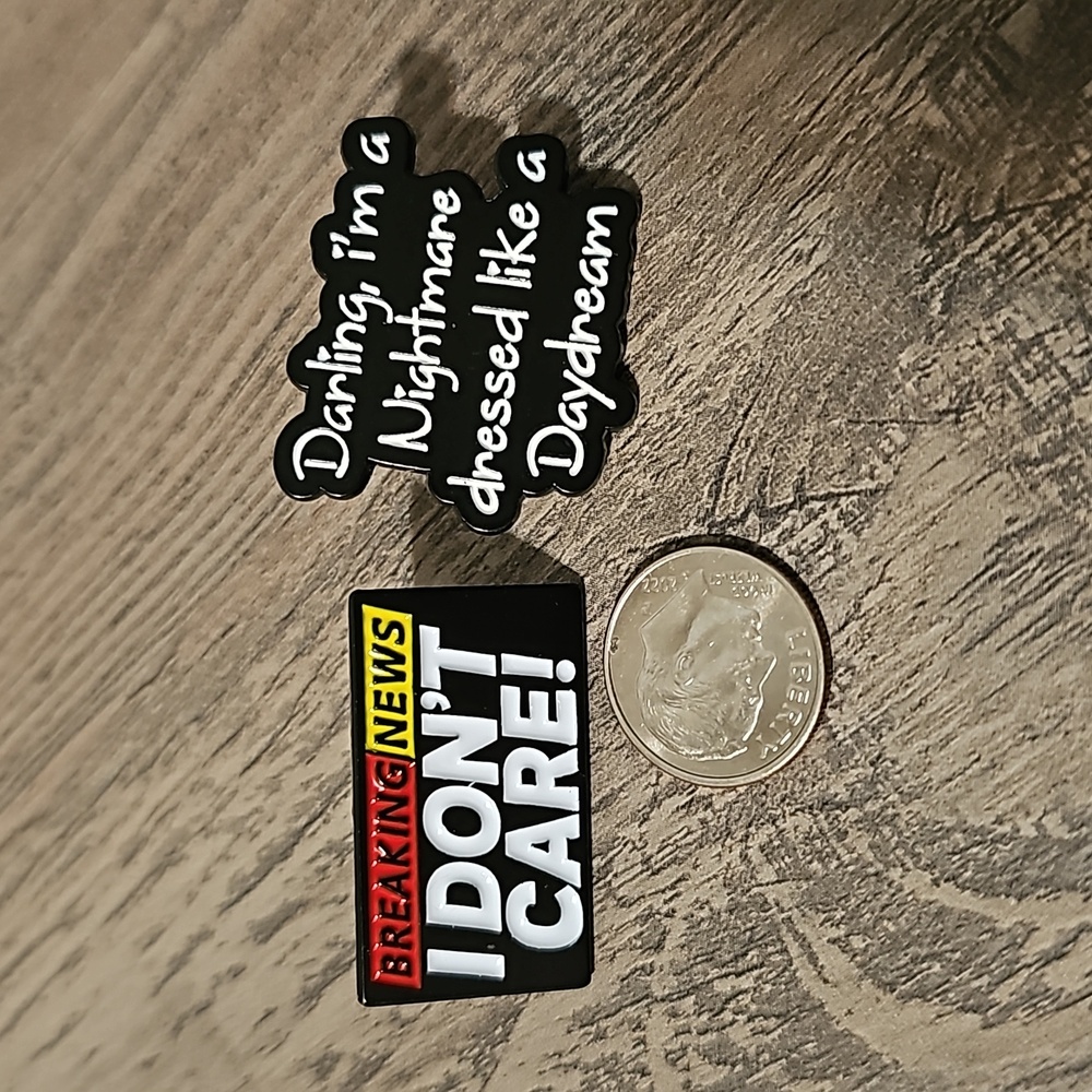 Sassy enamel pins